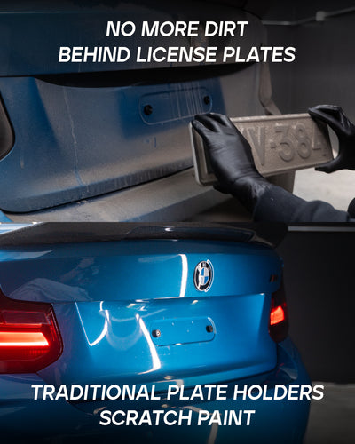 QuickPlate magnetic license plate holder, product photo 4